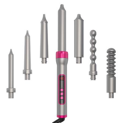 China Vivid and Vogue 360 ​​Ceramic High Quality Interchangeable Hot Tools Electric Hair Set Curling Iron for sale