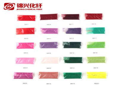 China Viscose Electrostatic Velvet Flocking Powder Wide Range Deniers Split Into Clothes for sale