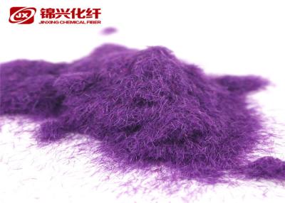 China 1.5D*0.6mm Purple Flocking Powder Acrylic Flock Bright Luster Fit T- Shirt Design for sale