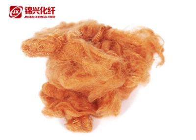 China Dope Dyed Color Nylon Staple Fiber 100% Polyamide Masterbatch Yarn Spinning Fiber for sale