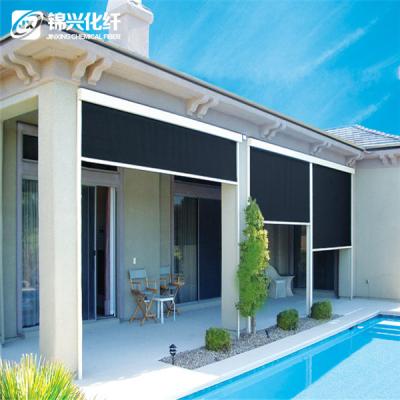 China 70% PVC 30% Polyester Blackout Vertical Window Blinds For Hotel Sunscreen Curtain for sale