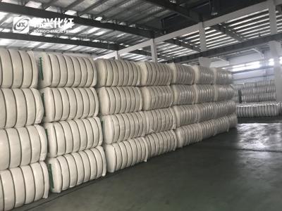 China 100% Virgin Raw White Polyamide PA6 PA66 Nylon Staple Fiber Trilobal / Flat / Round for sale