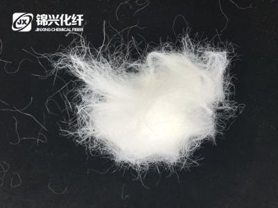 China Nylon Staple Fiber Flat 12D*38mm Raw White Semi Dull For Worsted Yarn for sale