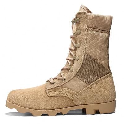 China Bot Discount Price Ayakkab Waterproof Suede Combat Boots With Rubber Outsole for sale