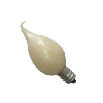 China supermaket 4w 130v home decorative silicon C7 hotel incandescent bulb with window candle good quality for sale