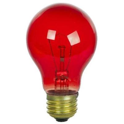 China Rough-duty design resists vibration and shock 25W A19 medium incandescent low part bulb, multi-color decorative bulb-replacement bulbs for indoor lamps and lanterns for sale