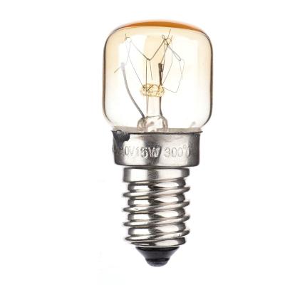 China Microwave Heat Resistant Bulb T22 15W E14 Bulbs, 120V Heat Resistant Bulbs, 300C High Temperature Oven Bulb For Cooker Lamp Appliance for sale