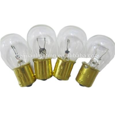 China Factory Supply ODM S25 BA15S 24V 25W BA15S Decorative Incandescent Good Quality Automotive Light Bulb for sale