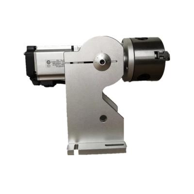 China Precision Laser Marking& Engraving Automatic Rotary Chuck For Laser Marking On Metal Rings Tubes Bearings for sale