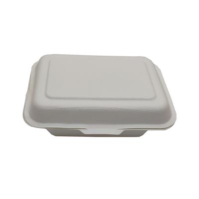 China Wholesale Recyclable Biodegradable Pulp Tray Food Bagasse Sugar Cane Container for sale