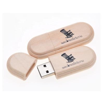 China Stylish Rectangle Wooden USB 2.0 Flash Drive 8 Gb Inch Memory Stick Reader LFW-04 for sale