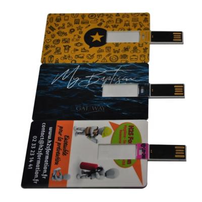 China Custom card credit card usb flash drive with custom logo, business card pendrive for sale