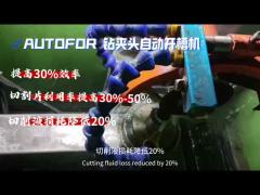 Drill chuck automatic slotting machine