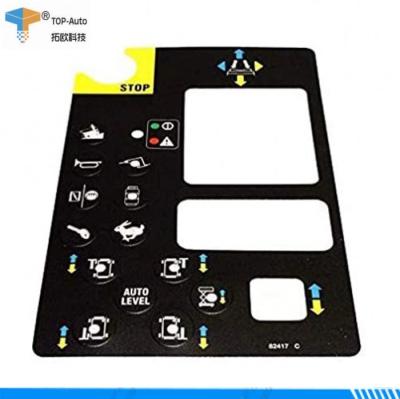 China Het Overdrukplaatje 82417GT 82417 van het platformconfiguratiescherm voor Genie gs-2668 rechts gs-3384 gs-3390 gs-4390 gs-5390 Te koop