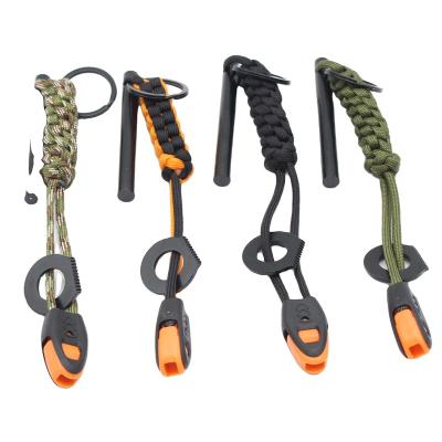 China Outdoor Camping Survival Flint Fire Survival Equipment Fire Starter Magnesium Iron Rod Flint Survival Tool for sale