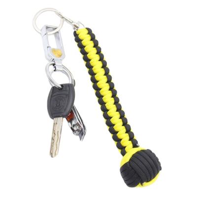 China Self Defense Wholesale Products Custom Outdoor Camping Hiking Accessories Paracord Key Chain for sale