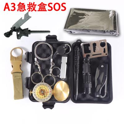 China Survival Outdoors Emergency Survival Kit Field First Aid Kit Multifunctional Emergency Supplies for sale