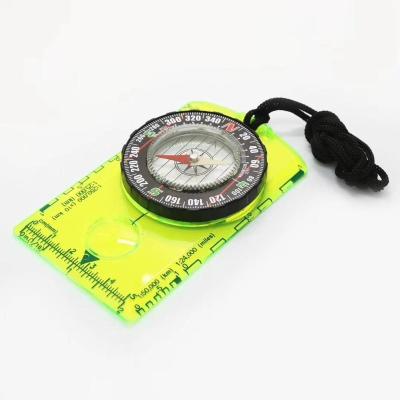 China Pointing guide compass plastic outdoor special compass multifunctional main chain compass for sale