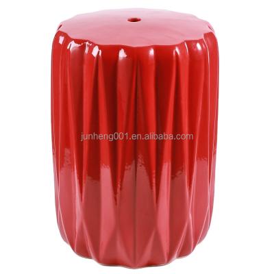 China Traditional Art Porcelain Garden Home Decor Decorative Ceramic Drum Stool With Gradient Color for sale