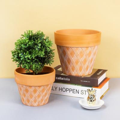 China Modern Garden Clay Pots Terracotta Planter For Outdoor Planter for sale