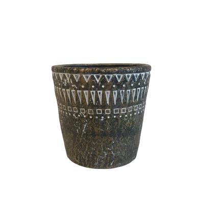 China Modern Chinese Sale Modern Cement Cactus Flower Pot Concrete Planter For Home Decor for sale