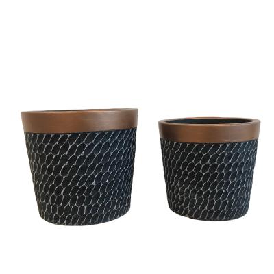 China Modern Chinese Suppliers Unique Handmade Indoor Decorative Pots Planters Garden Concrete Cement Pot Planter for sale