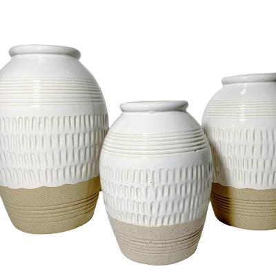 China Chinese casual high quality luxury home decor ceramic vase for factory flower vase for sale