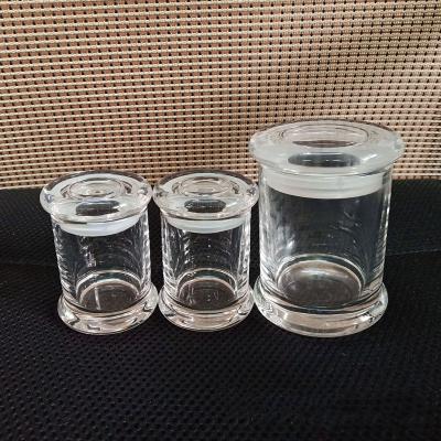 China Candle; Food; Bakhoor New design 70ml 200ml 350ml 480ml hermetic glass storage jars aroma bottle candle jar for sale