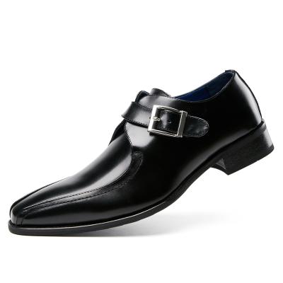 China EVERTOP Wholesale Business Anti-slippery Wedding New Oxford Formal Men's Formal Genuine Leather Slip-On Shoes for sale