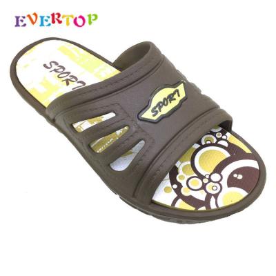 China 2019 Wholesale High Quality Men's Bedroom Slippers New Designs Flip Flops EVERTOP China for sale