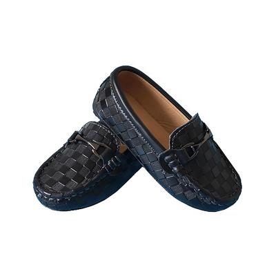 China EVERTOP Deodorization Fashion Stylish Summer Loafers Genuine Leather Shoes For Kids for sale