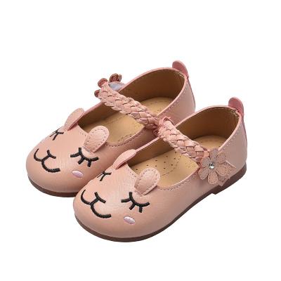 China EVERTOP Rabbit PU Children Girl Anti-slippery Comfortable Model Soft Shoes New Wholesale for sale