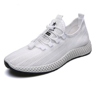 China EVERTOP Anti-odor New Fashion Design Diary Walking Shoes Breathable And Comfortable High Quality Men's White Sports Sneakers for sale