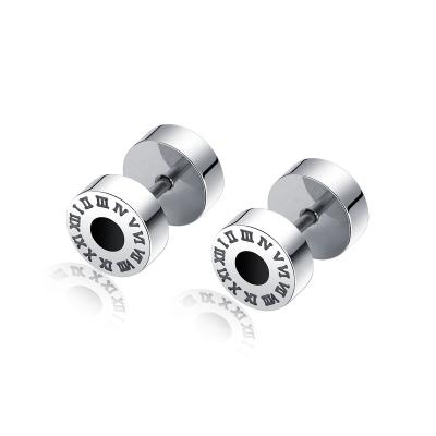 China Best Trendy Trendy Design Charm Channel 925 Silver Stud 18k Sterling Silver Earrings for sale