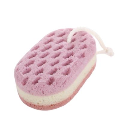 China Sustainable Sponge Bath Ball Shower Rub For Whole Body Exfoliation Massage Brush Scrubber Body Brush Bathroom Accessories High Quality for sale