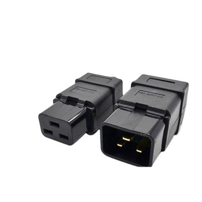 China High Quality PDU socket Standard IEC320 C19 C20 16A AC Electrical Power Cable Cord Connector Removable plug - for sale