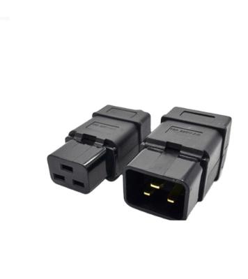 China PDU socket Standard IEC320 C19 C20 16A AC Electrical Power Cable Cord Connector Removable plug - for sale