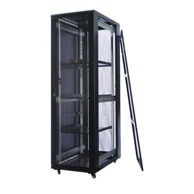 China High quality cold-rolled steel cabinet rack 600*1200*2000 central contact data center type 42U server network 19-inch floor cabinet for sale