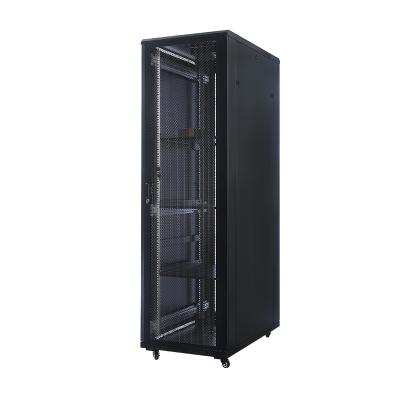 China Data Center Center Contact High Quality Cold Rolled Steel Cabinet Rack 600*1200*1600 Type 32u Server Network 19 Inch Floor Cabinet for sale