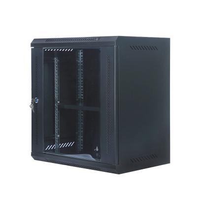 China High Quality Cold Rolled 12u Wall Mount Steel Server Rack Rack Cabinet 6u Network Cooling Cabinets for sale