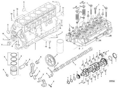 China DCEC Cummins 6B,6BT,6BTA,6BTAA series diesel engine spare parts for sale