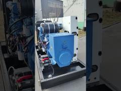 100KW/125KVA standby diesel generator set powered by Ricardo diesel engine R6105IZLD in red