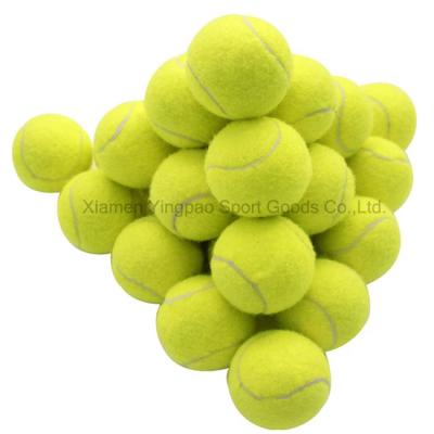 China Wool+tennis ball high quality professional rubber pressure tennis ball training without logo for sale