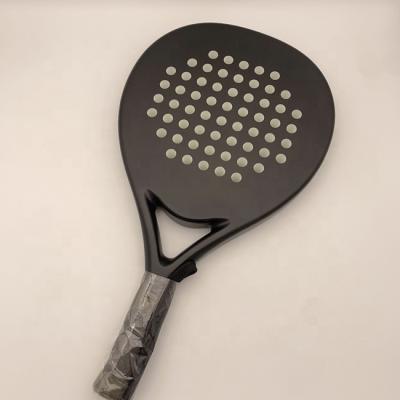 China Carbon fiber custom deign graphite and carbon beach paddle tennis racket / padel racket for sale