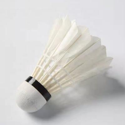 China Training Ready To Board Durable Wholesale Goose Feather Badminton Shuttlecock For Training for sale