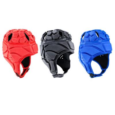 China FRP Ready To Ship Wholesale Multi Sports Support Head Injury Protection Head Guard Goalkeeper Helmet for sale