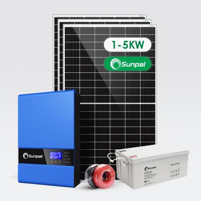 China Hot Sale Home Factory 3KW 5KW Off-Grid Power System MPPT Solar Inverter With Wifi Function For Home Use for sale