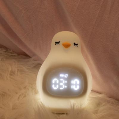 China Free Sample Unique Gift Item Led Desk Digital Sunrise Children DC Charger Alarm Clock for sale