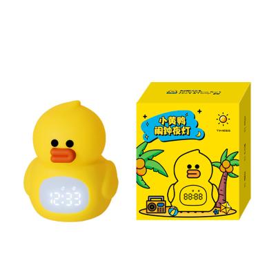 China Diseño minimalista Recargable luz táctil lámpara nocturna para niños cálido pato LED blanco en venta