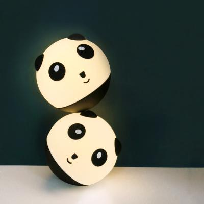 China DIY Cartoon Color Changing Animal LED Bedside Lamp Silicone Night Light Panda for sale